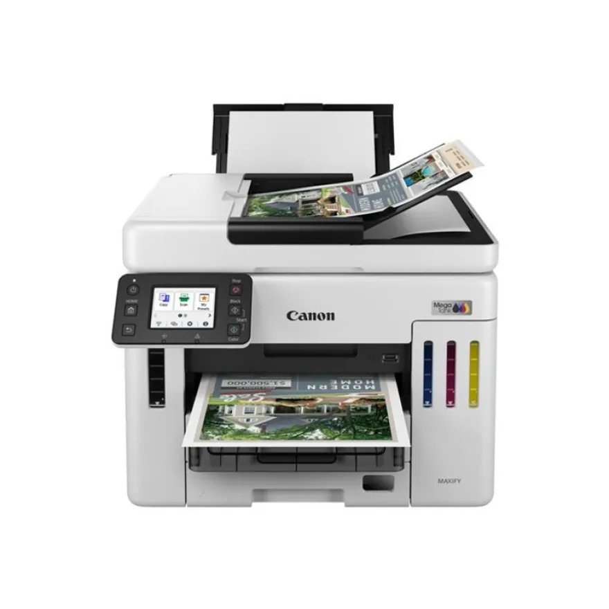 Canon MAXIFY GX7150 MegaTank - Imprimante multifonction jet d'encre couleur A4 - USB 2.0, Wi-Fi(n), LAN