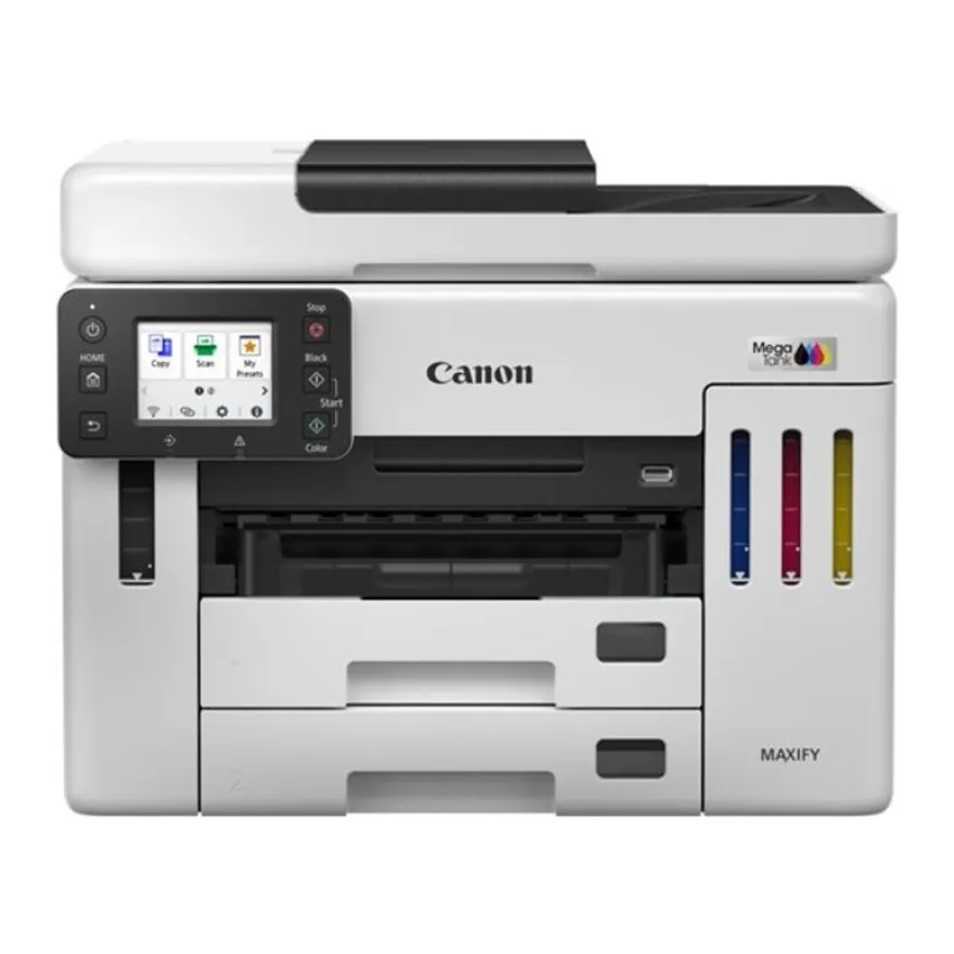 Canon MAXIFY GX7150 MegaTank - Imprimante multifonction jet d'encre couleur A4 - USB 2.0, Wi-Fi(n), LAN