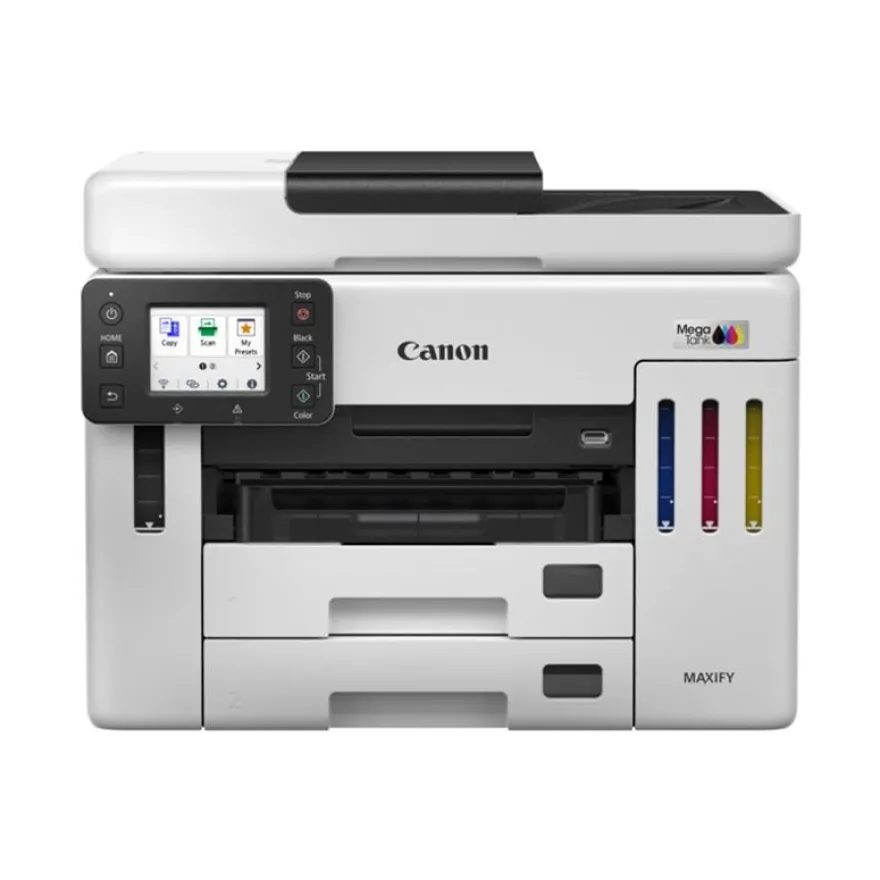Canon MAXIFY GX7150 MegaTank - Imprimante multifonction jet d'encre couleur A4 - USB 2.0, Wi-Fi(n), LAN