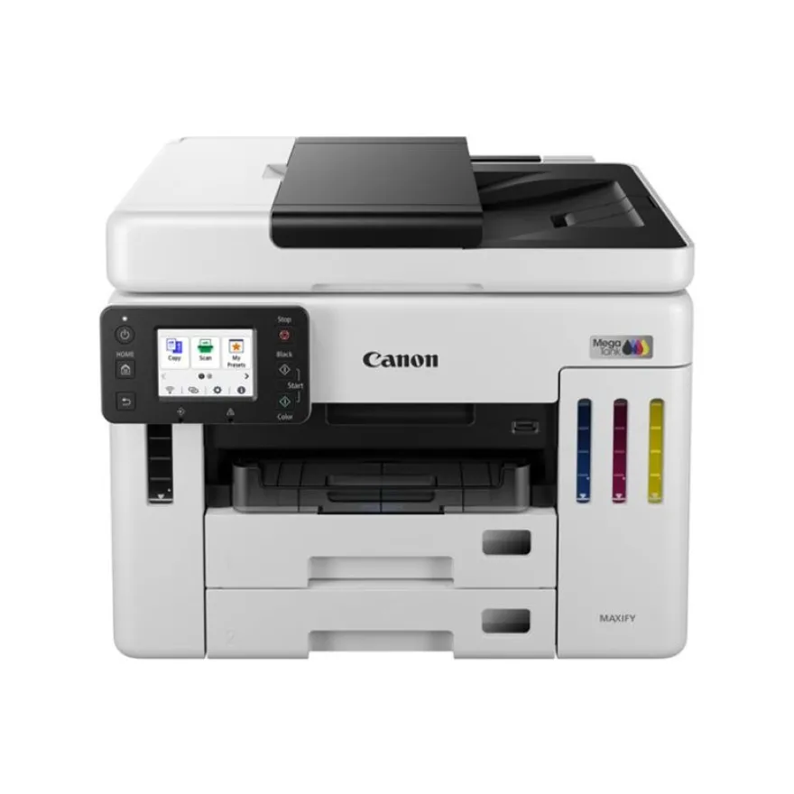 Canon MAXIFY GX7150 MegaTank - Imprimante multifonction jet d'encre couleur A4 - USB 2.0, Wi-Fi(n), LAN