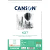 Canson 1557 - Album dessin - 30 feuilles - A4+ - 180 gr - blanc