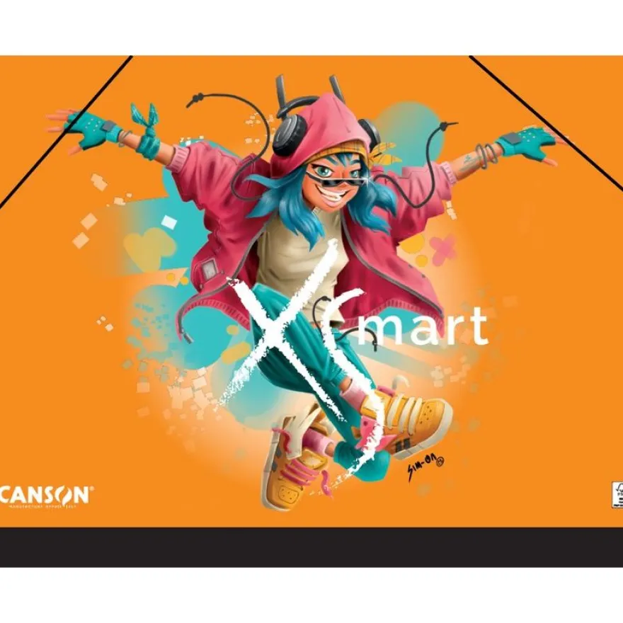 CANSON - Carton A Dessin - 26x33cm - Edition XSMART : Lion - danseurs - snowboarders