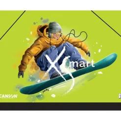 CANSON - Carton A Dessin - 26x33cm - Edition XSMART : Lion - danseurs - snowboarders