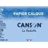 Canson - Pochette papier calque - 10 feuilles - A3 - 70 gr