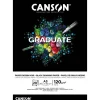 Canson Graduate - Bloc dessin - 20 feuilles - A3 - 120 gr - noir