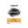 Canson Graduate - Bloc dessin Bristol - 20 feuilles - A3 - 180 gr