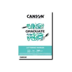 Canson Graduate Lettering Marker - Bloc dessin - 20 feuilles - A3 - 180 gr