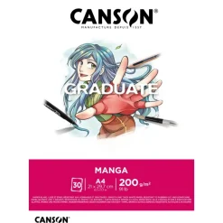 Canson Graduate Manga - Bloc dessin - A4 - 200 gr