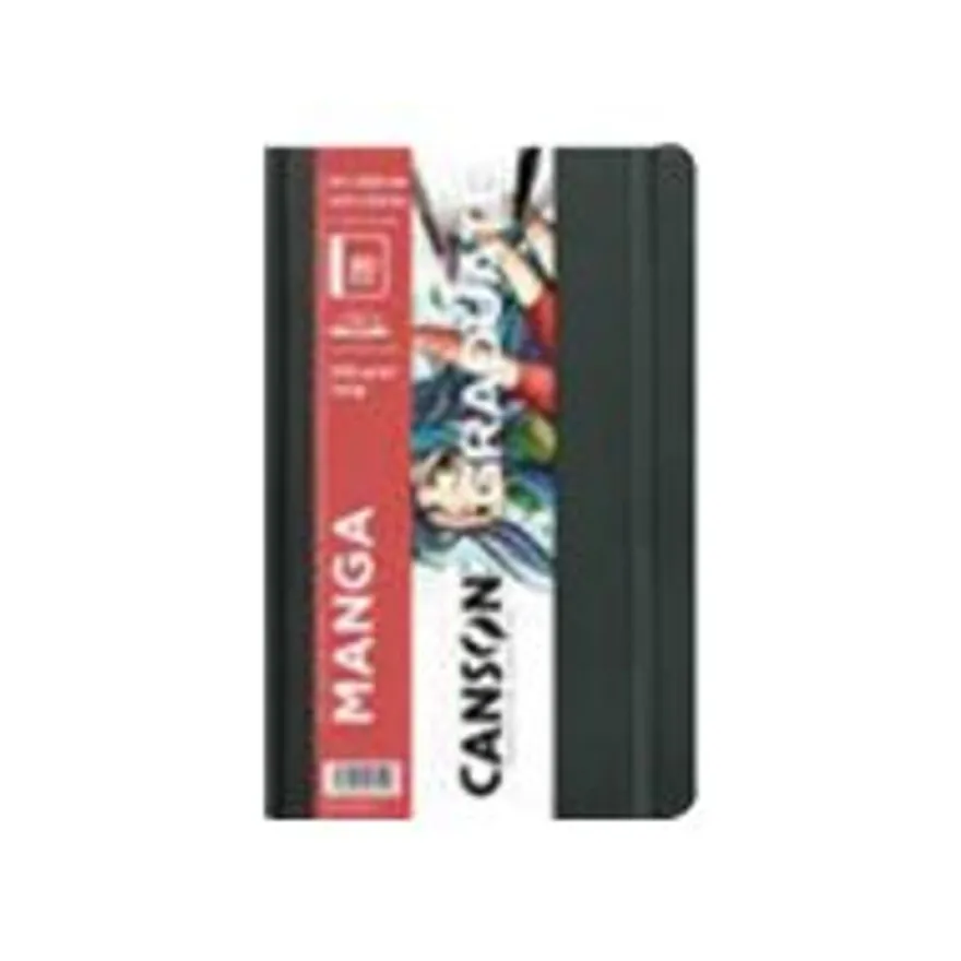 Canson Graduate Manga - Carnet de dessin - 14 x 21 cm - 80 pages - 200 gr