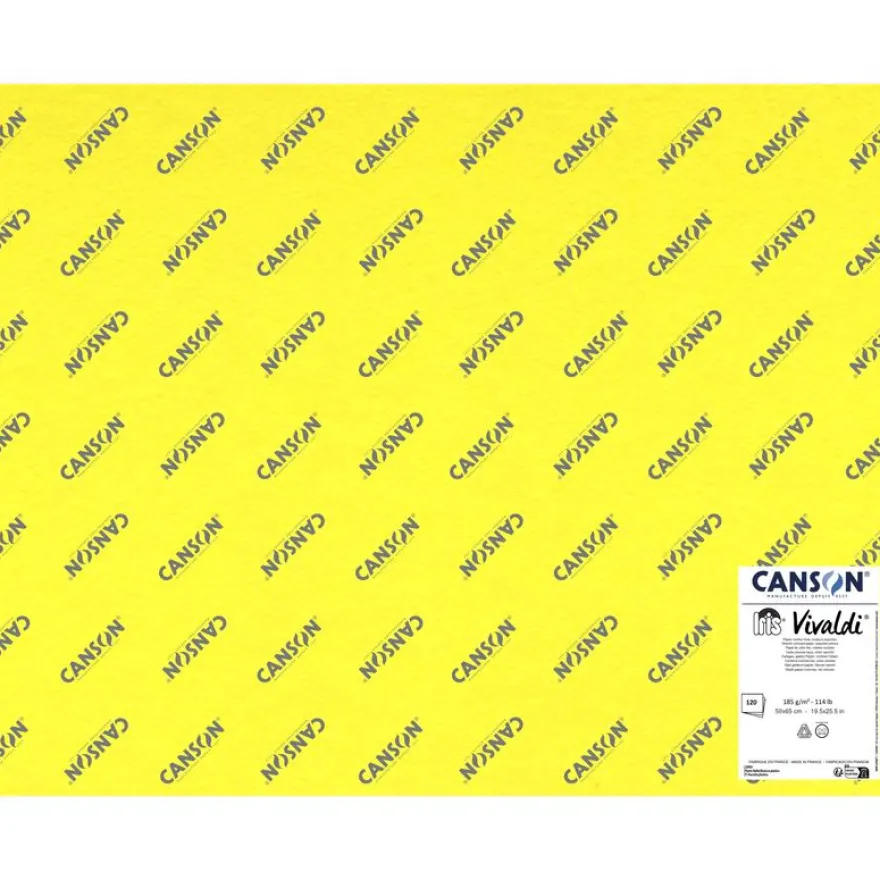 Canson Iris Vivaldi - Feuilles - 500 x 650 mm - 120 feuilles - variée - 185 g/m² - papier