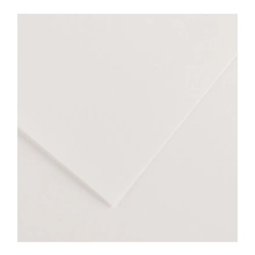 CANSON Iris Vivaldi - Papier Dessin Couleur - Lisse - 120 g/m² - Feuille - 50x65cm - blanc