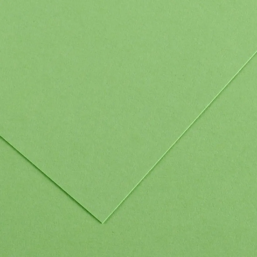 Canson Iris Vivaldi – Paquet de 15 feuilles – Papier – A4 – 185 g/m² – vert pomme