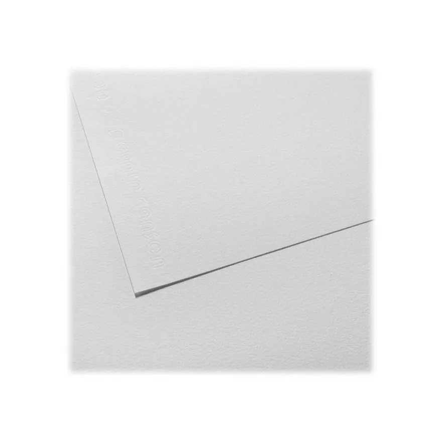 Canson "C" à grain - Papier à dessin - feuille 50 x 65 cm - 180 g/m² - blanc