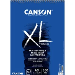 Canson XL Mix Media - Bloc dessin croquis - 30 feuilles - A3 - 300 gr - blanc