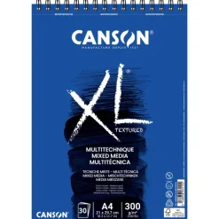 Canson XL Mix Media - Bloc dessin croquis - 30 feuilles - A4 - 300 gr - blanc
