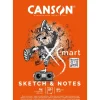 Canson Xsmart - Bloc dessin sketch et notes - 100 pages - A4 - 90 gr