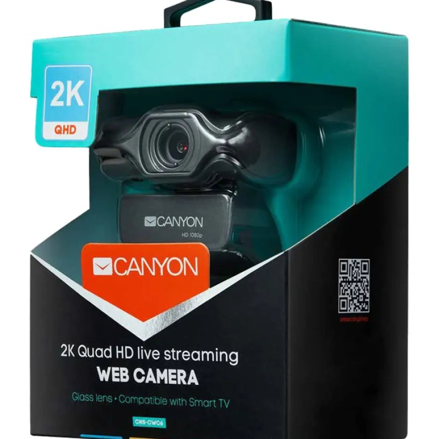 Canyon CNS-CWC6 - Webcam full HD 1080p