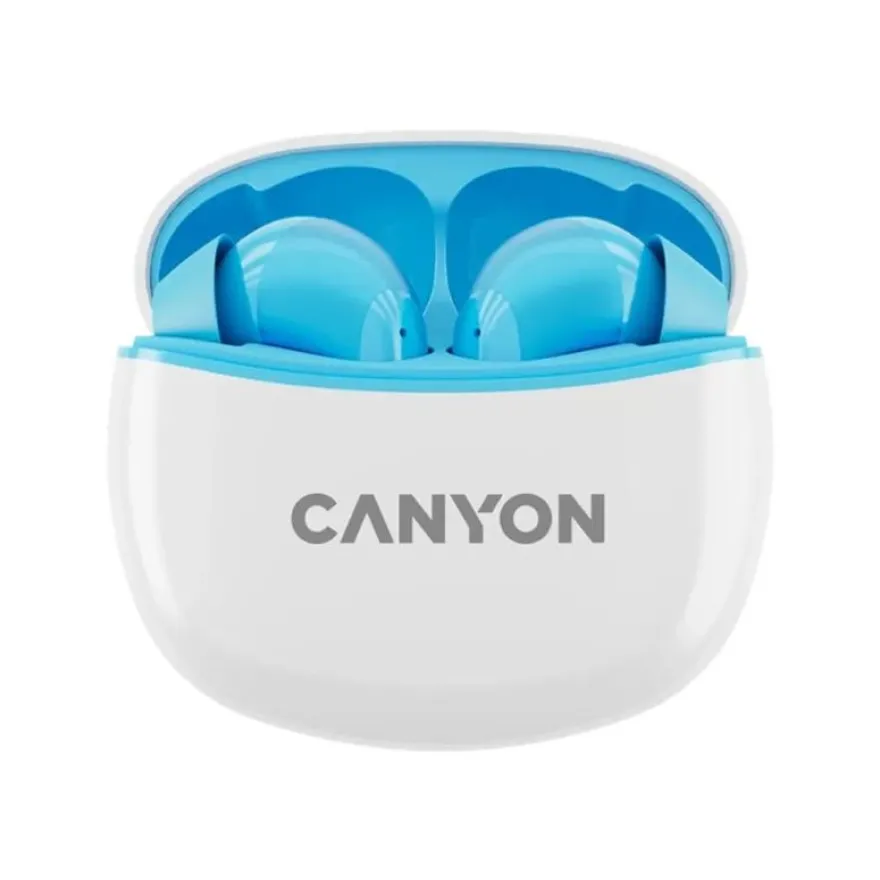 Canyon CNS-TWS5BL - Écouteurs sans fil avec micro - intra-auriculaire - Bluetooth - bleu