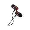 CANYON Kit main libre - Ecouteurs filaire avec micro - intra-auriculaire - noir/rouge