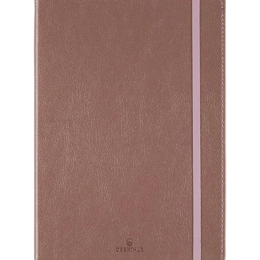 Carmen - carnet a5 souple ligné - 200 pages - or rose