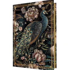 Carnet A6 Baroque - ligné - paon - Oberthur