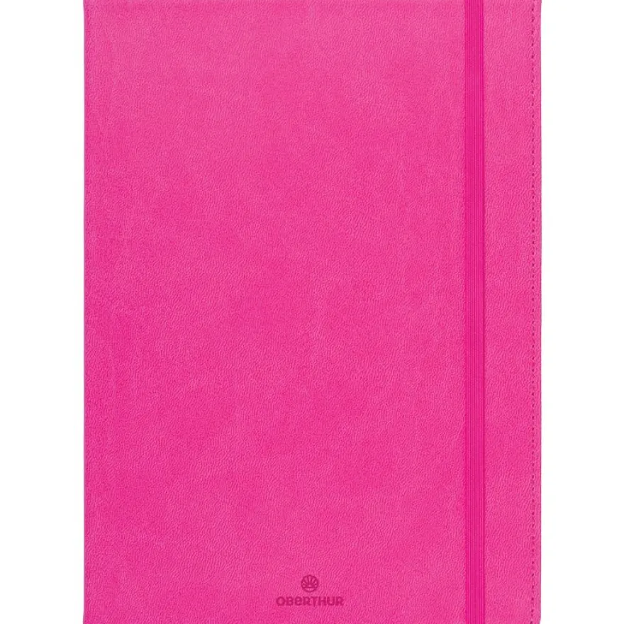 Carnet A5 Carmen - ligné - fuchsia - Oberthur