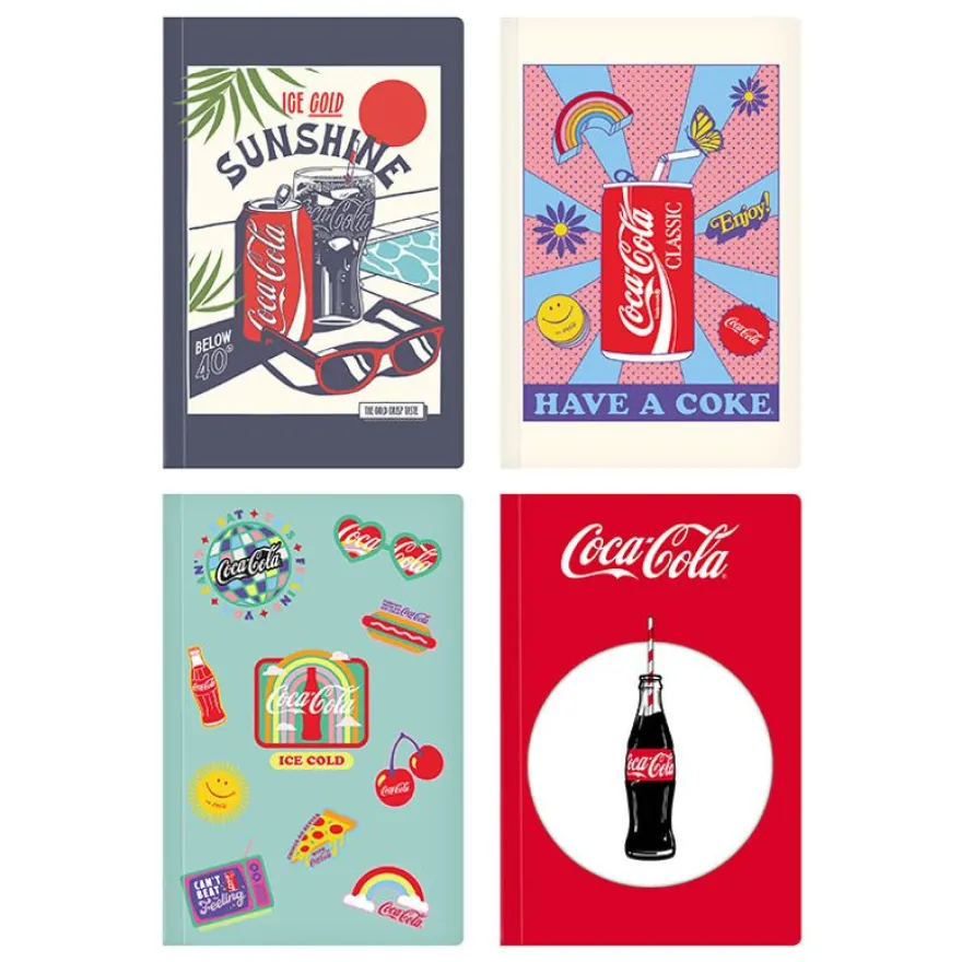 Carnet de notes Coca-cola sunshine - 128 pages - A5 - Viquel