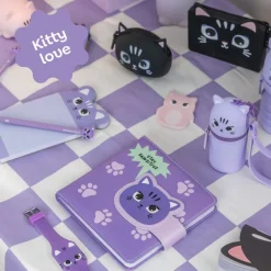 Carnet matelassé chat No Ordinatry Notes Back2Fun