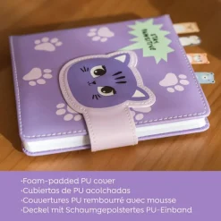 Carnet matelassé chat No Ordinatry Notes Back2Fun
