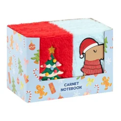 Carnet peluche Noël - 128 pages - couleurs assorties - Viquel