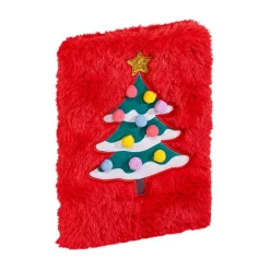 Carnet peluche Noël - 128 pages - couleurs assorties - Viquel