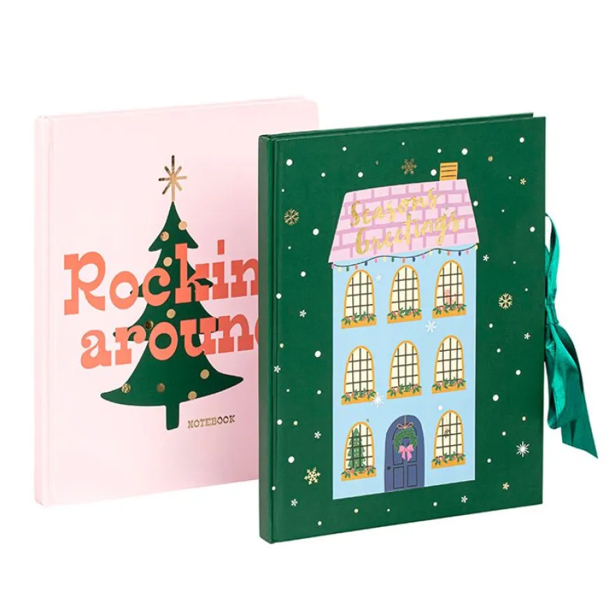 Carnet rembordé Noël - 160 pages - couleurs assorties - Viquel