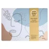Carpentras - Sous-main - 35.5 x 49.5 cm - Abstact Faces
