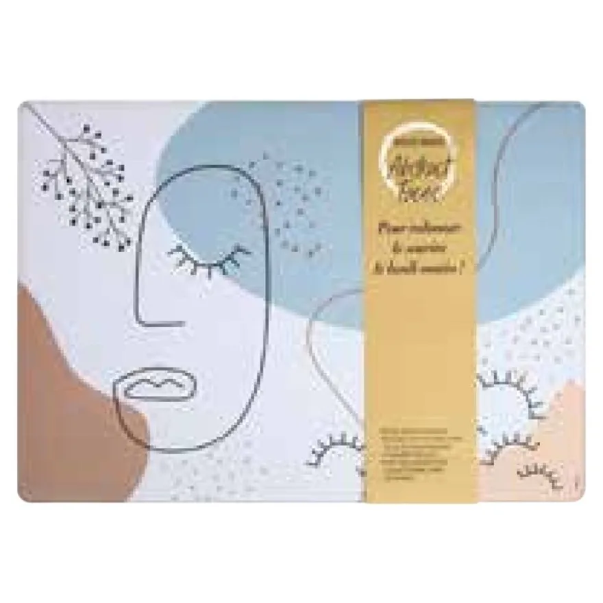 Carpentras - Sous-main - 35.5 x 49.5 cm - Abstact Faces