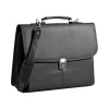 Carpentras Sign - Cartable cuir 2 compartiments - noir