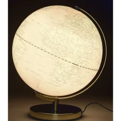 Carpentras Sign - Globe terrestre lumineux - 30 cm - antique rose