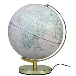Carpentras Sign - Globe terrestre lumineux - 30 cm - antique rose