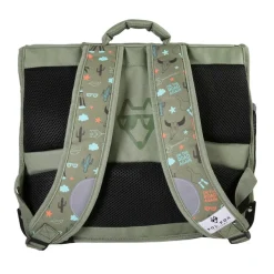 Cartable 38 cm Road Trip- 2 compartiments- vert- Pol Fox