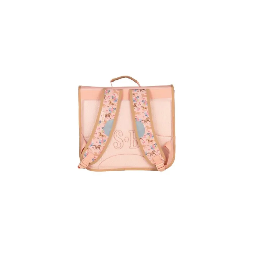 Cartable 38 CM STALLA BIANCA GALOP-2 compartiments- rose- Kid'Abord