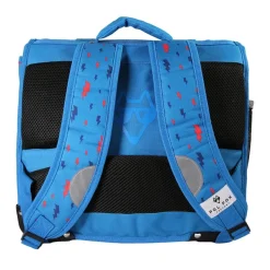 Cartable 35 cm Wonder Fox- 2 compartiments- bleu- Pol Fox