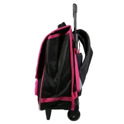 Cartable à roulettes Barbie 38 cm - 2 compartiments - multicolore - Bagtrotter