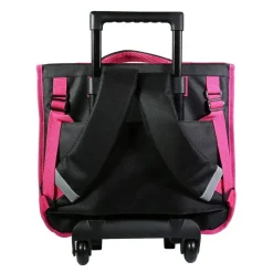 Cartable à roulettes Barbie 38 cm - 2 compartiments - multicolore - Bagtrotter