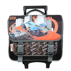 Cartable à roulettes Hot Wheels - 2 compartiments - multicolore - Bagtrotter