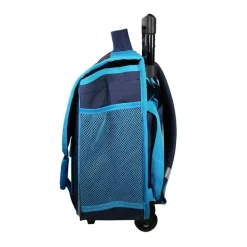Cartable à roulettes Jurassic World - 2 compartiments - bleu - Bagtrotter