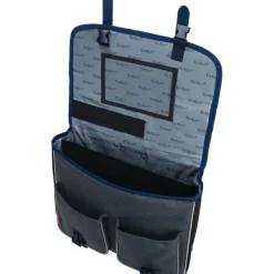Cartable à roulettes Kickers Boy - 38 cm - 2 compartiments - noir et gris chine - Oberthur