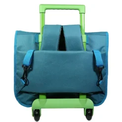 Cartable à roulettes Minecraft 38 cm - 2 compartiments - vert - Bagtrotter