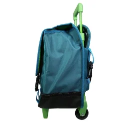 Cartable à roulettes Minecraft 38 cm - 2 compartiments - vert - Bagtrotter