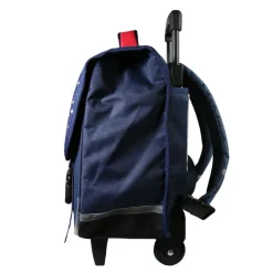 Cartable à roulettes Phileas Etoiles 38 cm - 2 compartiments - bleu - Bagtrotter