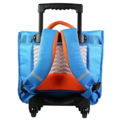 Cartable à roulettes Phileas Skate 38 cm - 2 compartiments - bleu - Bagtrotter