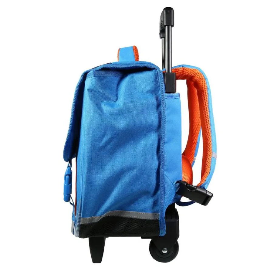 Cartable à roulettes Phileas Skate 38 cm - 2 compartiments - bleu - Bagtrotter